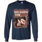 She wants the d chord guitar Long Sleeve Gildan