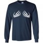 Skeleton hand skeleton hand bra halloween Long Sleeve Gildan