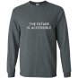Solidarity the future is accessible Long Sleeve Gildan