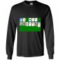 Solitaire retro computer game playing cards Long Sleeve Gildan