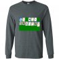 Solitaire retro computer game playing cards Long Sleeve Gildan