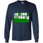 Solitaire retro computer game playing cards Long Sleeve Gildan
