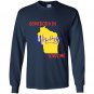Somebody in wisconsin loves me state Long Sleeve Gildan