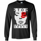 Stop domestic abuse awareness Long Sleeve Gildan
