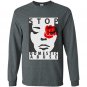 Stop domestic abuse awareness Long Sleeve Gildan