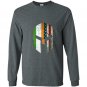 St patricks irish american spartan Long Sleeve Gildan