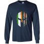 St patricks irish american spartan Long Sleeve Gildan