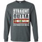 Straight outta lebanon lebanese flag Long Sleeve Gildan