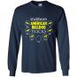 Stubborn american bulldog tricks gifts funny for do Long Sleeve Gildan