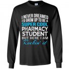 Super cool pharmacy student funny gift Long Sleeve Gildan