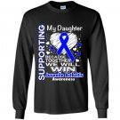 Supporting my daughter juvenile arthritis awareness Long Sleeve Gildan