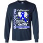 Supporting my daughter juvenile arthritis awareness Long Sleeve Gildan