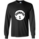 Swimmer 1 one swimmer 2 two Long Sleeve Gildan