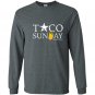 Taco sunday crunch time grunge Long Sleeve Gildan
