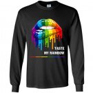 Taste my rainbow lgbt Long Sleeve Gildan