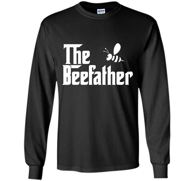 The bee father funny beekeeper beekeeping gift Long Sleeve Gildan