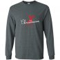 The merry chrismoose christmas moose funny gift Long Sleeve Gildan