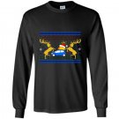 Ugly christmas psych pineapple Long Sleeve Gildan