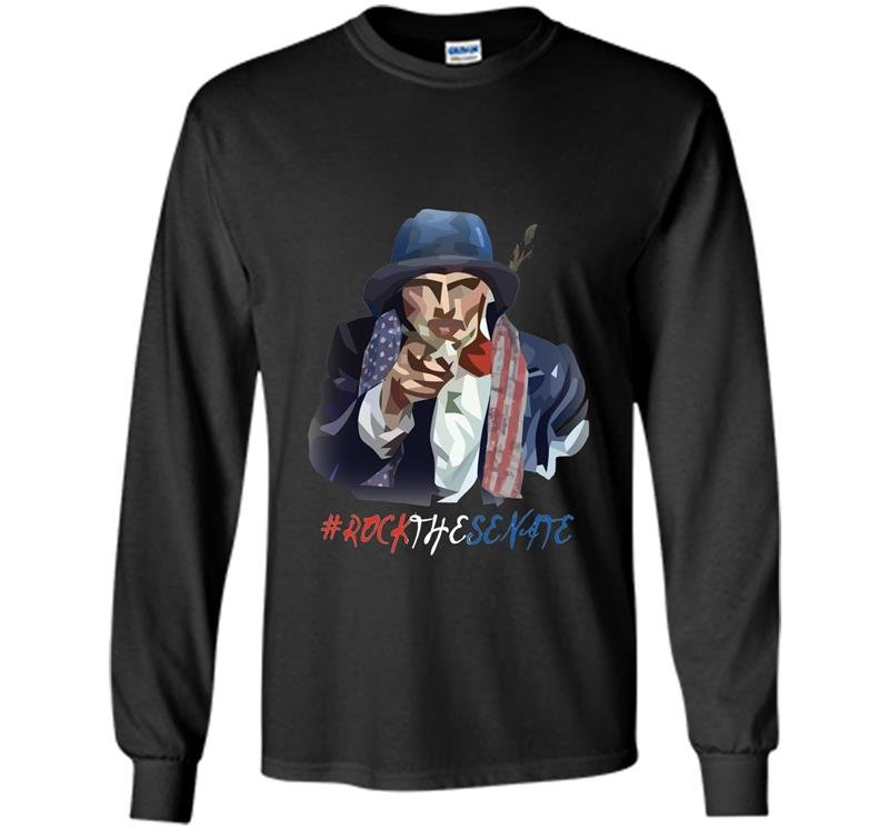 Uncle sam rock the senate kid for senate 2018 Long Sleeve Gildan