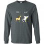 Unicorn pole dancer Long Sleeve Gildan