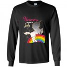 Unicorns are born in july Long Sleeve Gildan