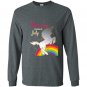 Unicorns are born in july Long Sleeve Gildan