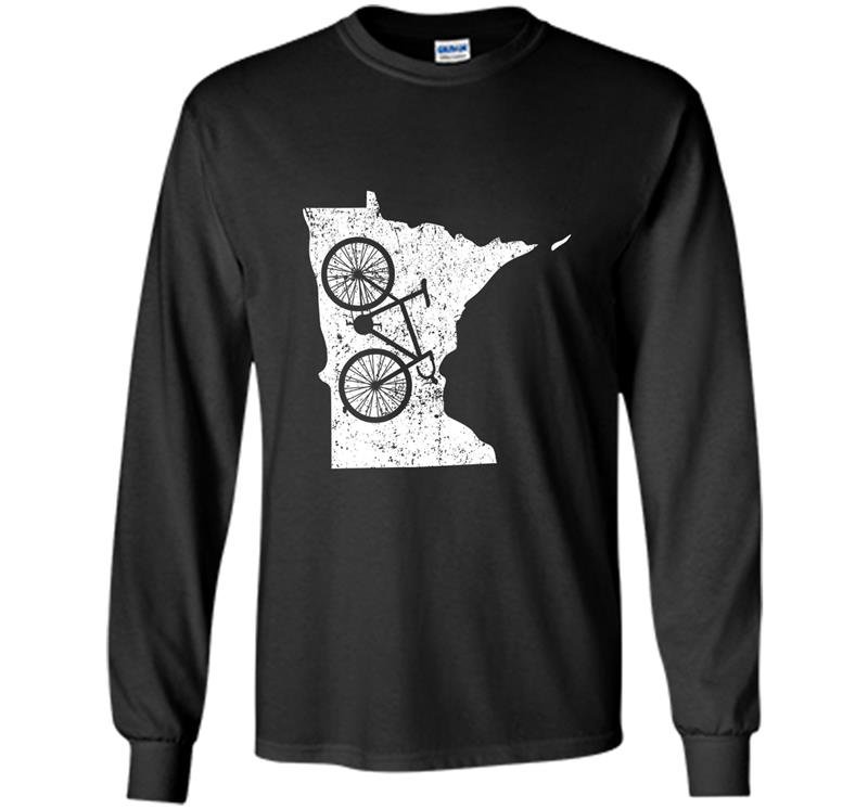 Unique vintage minnesota cycling Long Sleeve Gildan
