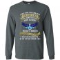 Us air force i once took a solemn oath veteran Long Sleeve Gildan