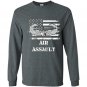 Us army air assault badge Long Sleeve Gildan