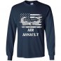 Us army air assault badge Long Sleeve Gildan
