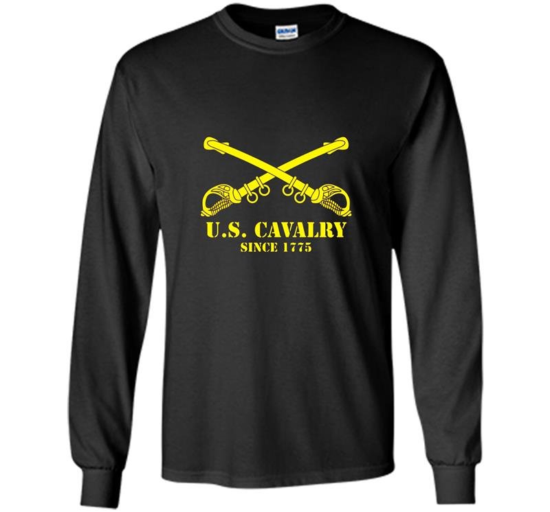 Us army cavalry since 1775 us military pride Long Sleeve Gildan