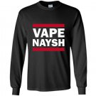 Vape nation go green stay natural Long Sleeve Gildan