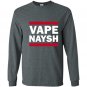 Vape nation go green stay natural Long Sleeve Gildan