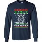 Vikings valhalla viking christmas ugly sweater Long Sleeve Gildan