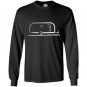 Vintage airstream style streamlined trailer Long Sleeve Gildan