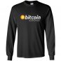 Vintage bitcoin accepted here logo tee Long Sleeve Gildan