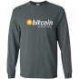 Vintage bitcoin accepted here logo tee Long Sleeve Gildan