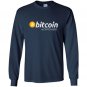 Vintage bitcoin accepted here logo tee Long Sleeve Gildan