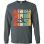 Vintage style water polo silhouette Long Sleeve Gildan