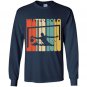 Vintage style water polo silhouette Long Sleeve Gildan