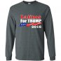 Vote donald trump hispanics latinos for trump Long Sleeve Gildan