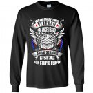 Walk away this veteran has anger issues us veteran army gift Long Sleeve Gildan