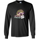 Womens adorable hedgehog small Long Sleeve Gildan