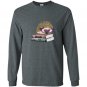 Womens adorable hedgehog small Long Sleeve Gildan