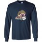 Womens adorable hedgehog small Long Sleeve Gildan