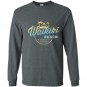 Womens waikiki hawaii purple Long Sleeve Gildan