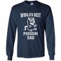 Worlds best possum dad funny awesome possum Long Sleeve Gildan