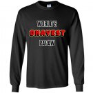 Worlds okayest papaw Long Sleeve Gildan