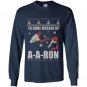 Ya done messed up aaron funny holiday ugly sweater Long Sleeve Gildan