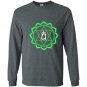 Yoga anahatha heart chakra tee Long Sleeve Gildan